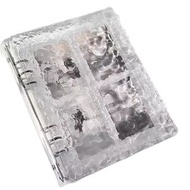 鯨品購 - INS風高顏值水晶卡冊來襲 3寸追星小卡專屬水波紋A5活頁冊 明星卡片收納新選擇