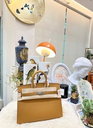 Hermes Birkin 芝麻銀扣外縫