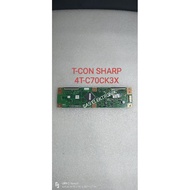 T-con TCON LOGIC LED TV SHARP 70inch 4T-C70CK3X 4T-C70CK3 X