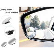 2pcs 360 Rotatable Car Motorcycle Blind Spot Mirror Car Auto Blind Spot Round Side View Mirror