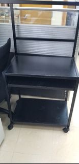 Movable  computer table 移動电腦枱 size 19D28W52H inch