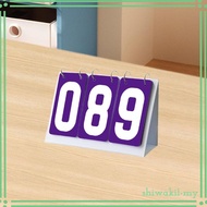 [ShiwakiffMY] Sports Scoreboard Rotating Scoreboard Tabletop Scoreboard 3 Digit Score Keeper for Vol