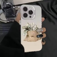 Sackful USD Dollar Pattern Phone Case For iPhone 17 16 15 14 13 12 11 Pro Xs Max Mini 8 7 Plus 16e 1