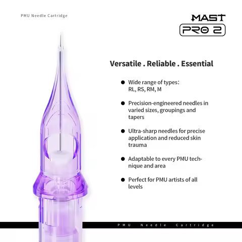 Mast Pro2 PMU Tattoo Cartridges Needles Permanent Makeup Needle RL/RS/RLT Types for Tattoo Machine P