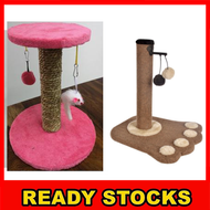 Small Cat Tree Scratcher Post Play Bed With Ball Exerciser Mainan Kucing Cat Scratcher