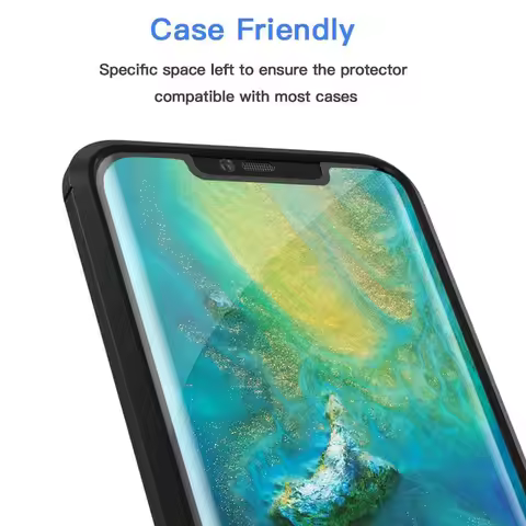 For Huawei Mate 20 Pro 2/4 pcs 3D Curved Four Sides Glue Screen Protector