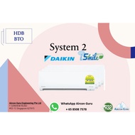 {Aircon Guru} Daikin I-Smile Eco Series System 2 - 5 Ticks(BUILT IN WIFI)