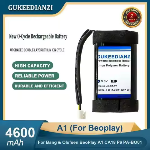 High Capacity 4600mAh A1 (For Beoplay) Stereo Battery For Bang & Olufsen BeoPlay A1 CA18 P6 PA-BO01