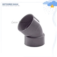 LESSO - PVC ELBOW 2 INCH /KNEE 45 DEGREES - D45L - 45 degrees elbow d-45L 22742