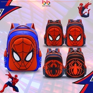 38cm 3D Kids Children Student Primary Spiderman School Bag Beg Budak Sekolah Rendah Spiderman