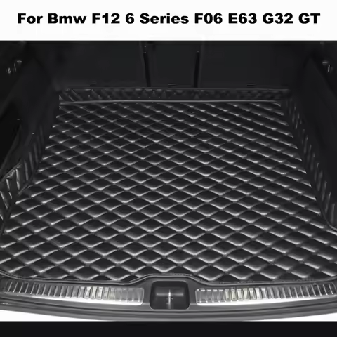 High Quality Artificial Leather Car Trunk Mat for Bmw F12 6 Series F06 E63 G32 GT Car Accessories Ca