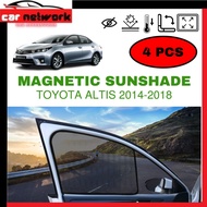 Toyota Altis 2014-2018 Oem Magnetic Sunshade (4PCS)