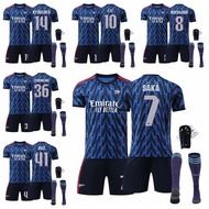 2025-26 Season Arsenal Away UEFA Champions League Sports Jersey Bukayo Saka Martin Ødegaard Eberechi