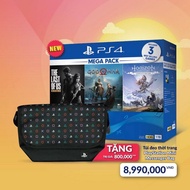 Máy PS4 Slim CUH-2218B 1TB Sony [Bảo Hành 1 Năm] + 3 Games Hot + Túi Đeo Thời Trang Playstation