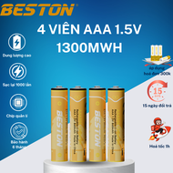 Bộ sạc pin Beston 1.5V M7032 Sạc nhanh Tự ngắt mẫu mới USB-C Li-ion cao cấp Pin sạc đồ chơi micro