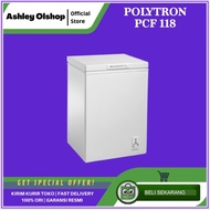 TERLARIS! Chest Freezer Polytron 100 Liter PCF118 Cooler Box 100L PCF