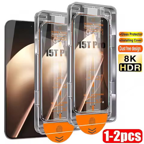 2-1PCS Screen Protector For Xiaomi Mi 15T 14T 13 12T 17 Pro Max Tempered Glass For Xiaomi 15T Pro Ea