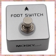 (NVIS) Foot Switch Lockable Effect Pedal Tap Tempo Switch Pedal Guitar Single Tap Efect Pedal Audio