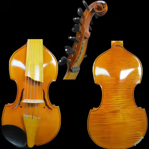 Baroque Style SONG Master 7x7 String 14'' Viola D'Amore, Huge and Powerful Sound #12950
