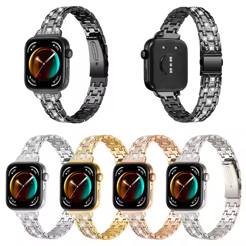 Stainless Steel Watch band for Huawei Watch Fit3 Strap Smartwatch Replacement Accessories Metal Watc