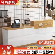 Cash Register Counter Simple Counter Front Desk Commercial Small Shop Bar Counter Milk Tea Snack Sho