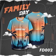 (READY STOCK ) 2024 Newly designed JERSEY Baju Tshirt Lelaki Family Day Crew Neck T-shirt Jersey Des