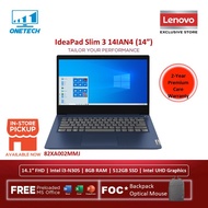 Lenovo Ideapad Slim 3 82XA002MMJ / 82XB00FGMJ / 82XB00FHMJ Notebook  (i3-N305/8GB 4800*/512Gb Nvme)