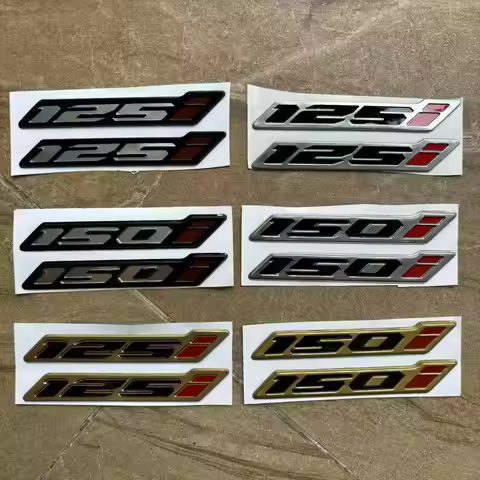 2PCS 125i 150i 160 Motorcycle Logo Modification 3D Suitable for NMAX TMAX XMAX 125 150 160 PCX Visio