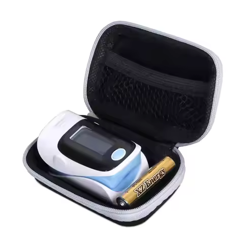 EVA Neutral Oximeter Zipper Storage Bag Cover Kit Protection Tool Bag Oximeter Storage Box Case Port