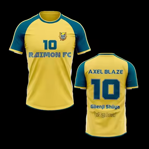 Popular Inazuma Eleven Kaio Jersey 3D Print Kids Anime Football T-Shirts Fashion Men Women Sports Te