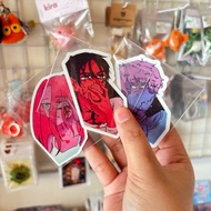Crearuff Studio Alien Stage: Shards Heart Keychain & Sticker Alien Stage merch/