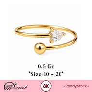 8K Gold Ring - 0.5 Gram 206