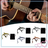 [meteorbdMY] Shark Guitar Capo Professional Guitar Accessory for Ukulele Acoustic Banjo