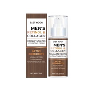 East Moon Men's Retinol Collagen Moisturizer Fades Fine Lines Brightens Firm Moisturizing Softens
