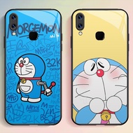 G-27 Doraemon HD Glass Casing for VIVO Y12i Y89 Y85 V9 Y93 Y11 Y67 Y66 Y95 Y91 Y91C Case