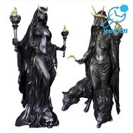Fosdpa1 Witch Statue Resin Mysterious Witch Sculpture Hekate Niktipolos Statue Greek Goddess Witch F