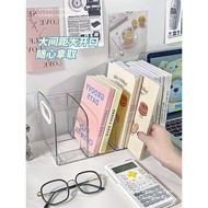 Book Shelf Storage Box Pen Holder Desk Japanese Desktop Shelf Acrylic Shelf Bookend Transparent Impo