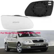 for octavia mk2 a5 Heated Side Mirror For Skoda Octavia MK2 A5 2004 2005 2006 2007 2008 mirror glass