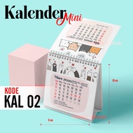 Hanabi Mini Calendar 2025-2026 Desk Calendar/ 2025-2026 Code KAL02