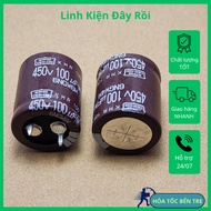 Electrochemical capacitor 450V 100uF 450V100uF KMR brand Nippon 22x25mm