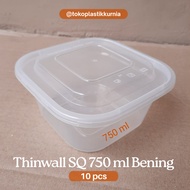 [10 Sets] Thinwall SQ 750ml box food storage/
