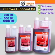 [ORIGINAL] STIHL 2 Stroke Oil (Minyak 2T）250ML/500ML/1000ML Chainsaws / Mistblower / Brush Cutter
