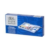 大龍染料 Winsor&amp;Newton Cotman 英國 溫莎 牛頓 12色 塊狀水彩 盒裝 型號:0390640