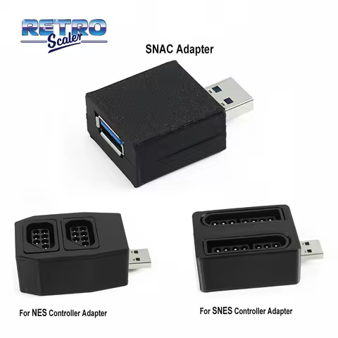RetroScaler 2 in 1 Player Adapter for SNES / NES Controller for SNAC Board for Terasic DE10-Nano Boa