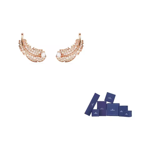 Swarovski Idyllia Rose Gold tone Plated Stud Earrings Women's Rose Gold 5663490