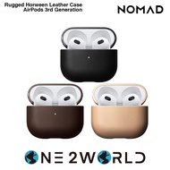 NOMAD Rugged Horween Leather Case for AirPods 3rd Generation