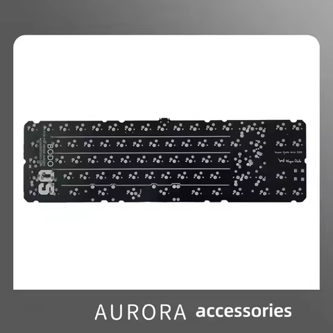 WuqueStudio IKKI Aurora R2 Keyboard PCB Customized Alu FR4 PC Positioning Plate Gaming Office Mechan
