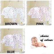 0 months - 3 months Baju Baby Newborn Baby Clothing Unisex Baby Boy Baby Girl Cotton Long Sleeve Top