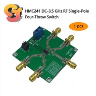 [Ready Stock Supply] 1pc RF Switch HMC241 DC-3.5 GHz RF Single Knife Four Throw Switch Band Switch W