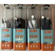BYZ X97c 66W fast charging cable type-c to type-c
